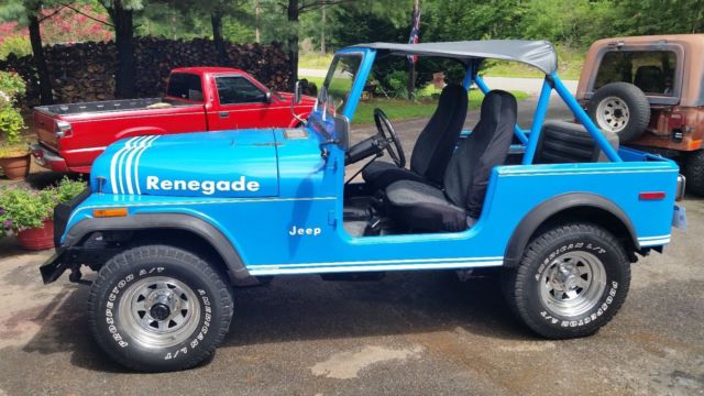 RENEGADE Jeep CJ7- MINT - very rare, original Jeep blue - A REAL HEAD TURNER! 1978 Jeep CJ CJ 7