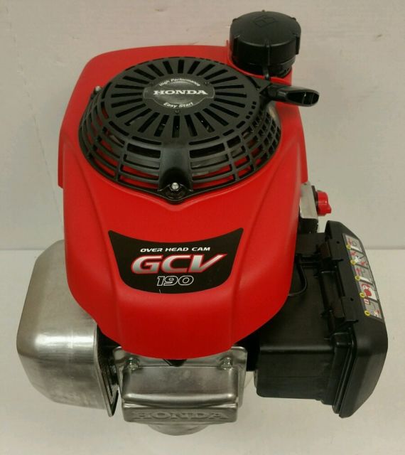 Replaces most vertical shaft pressure washer engines! GCV190 X1 Honda 6hp Over Head Cam Motor 7/8" x 1-7/8" Vertical Shaft Engine