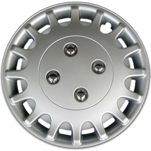 Hubcaps fits 89-91 Daihatsu Charade - 13 Inch Silver Replacement Wheel Cover Rim - photo 2