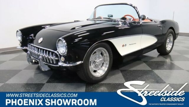 Resto Custom LT4 V8 Manual C1 C4 Classic Vintage Collector Black Red Upgrade Res 1956 Chevrolet Corvette Restomod