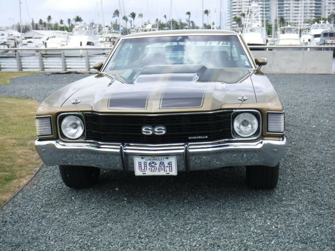 RESTO MOD, New crate 454, 700R4, 3:55 posi, 12 bolt, car 56,500 orig miles 1972 Chevrolet Chevelle SS Tribute