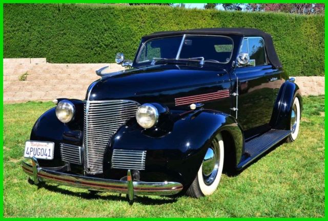 RestoMod 1939 Chevy Convertible Coupe 6/Automatic Mustand II DB Tilt Power Top 1939 Chevrolet Convertible Coupe