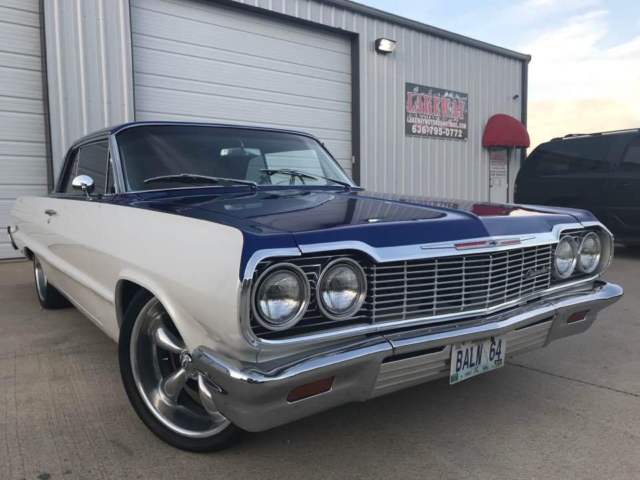 RESTOMOD, BALANCED AND BLUEPRINTED BUILT 350 V8, 2 SPEED POWER GLIDE AUTOMATIC, 1964 Chevrolet Impala 2 DOOR RESTOMOD