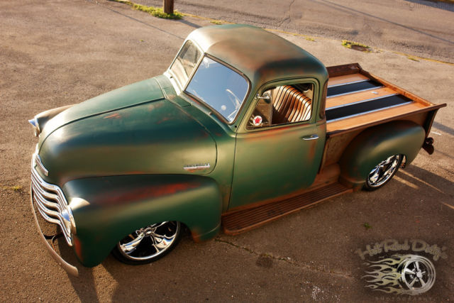 1951 Chevrolet C-10 Slammed Suspension 3100 Hot Rod Patina Shop Truck - photo 3