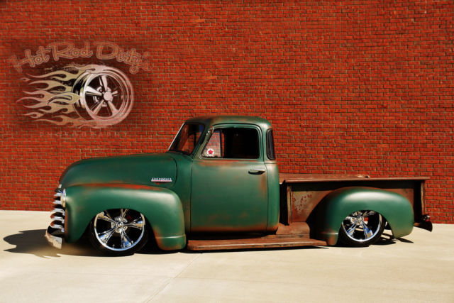1951 Chevrolet C-10 Slammed Suspension 3100 Hot Rod Patina Shop Truck - photo 4