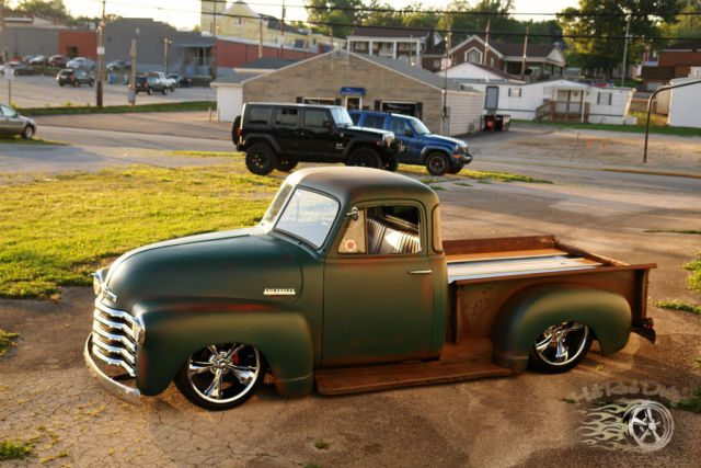 1951 Chevrolet C-10 Slammed Suspension 3100 Hot Rod Patina Shop Truck - photo 5