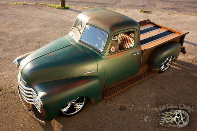 1951 Chevrolet C-10 Slammed Suspension 3100 Hot Rod Patina Shop Truck - photo 6