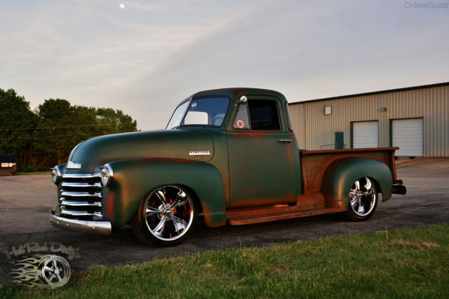 1951 Chevrolet C-10 Slammed Suspension 3100 Hot Rod Patina Shop Truck - photo 8