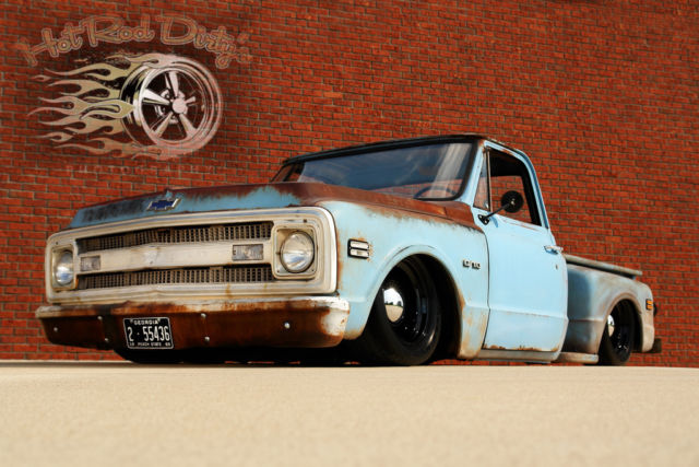 1969 Chevrolet C-10 Slammed Suspension 3100 Hot Rod Patina Shop Truck - photo 2
