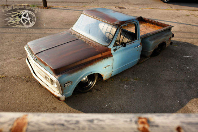 1969 Chevrolet C-10 Slammed Suspension 3100 Hot Rod Patina Shop Truck - photo 5