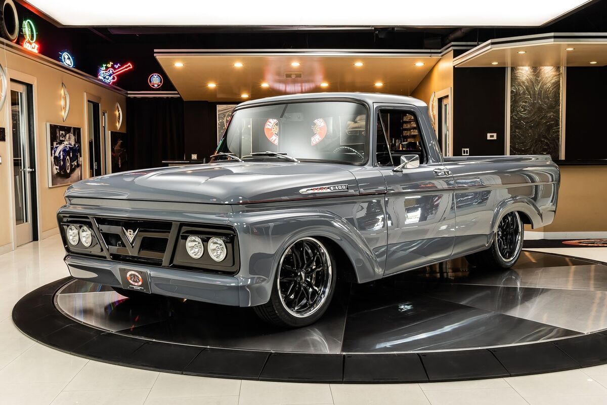 Restomod! Coyote 5.0L Crate V8, Tremec 6-Speed, Art Morrison Chassis, PS, A/C 1961 Ford F100 Pickup Restomod