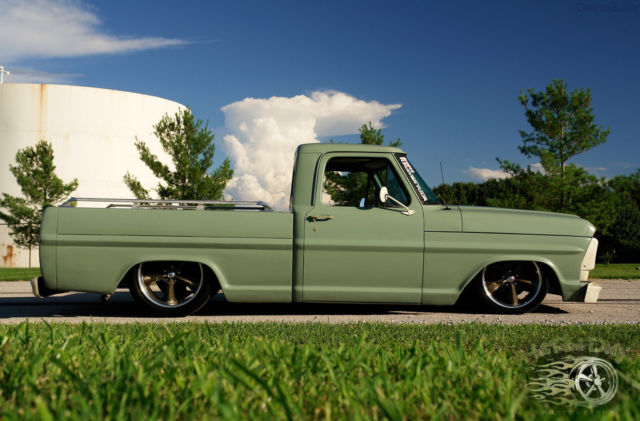 1971 Ford F-100 Slammed Suspension 3100 Hot Rod Patina Shop Truck - photo 11