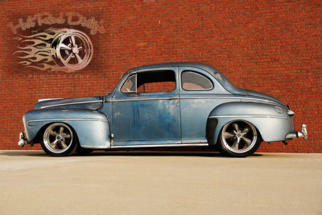 1948 Ford Deluxe Custom Coupe Patina Hot Rod  Slammed Patina Restomod - photo 5