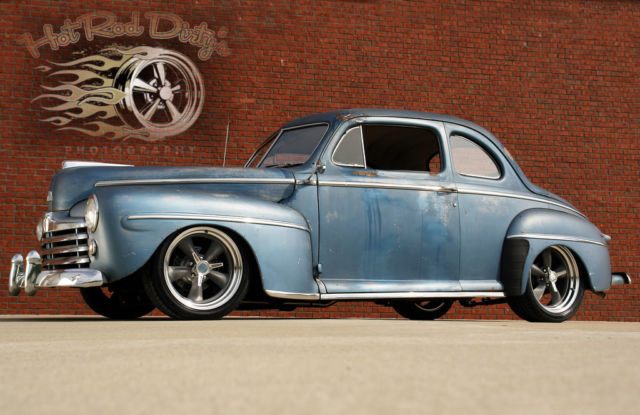 1948 Ford Deluxe Custom Coupe Patina Hot Rod  Slammed Patina Restomod - photo 7