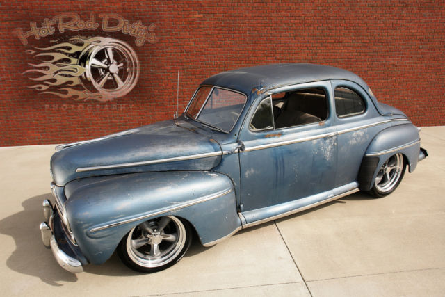 1948 Ford Deluxe Custom Coupe Patina Hot Rod  Slammed Patina Restomod - photo 8