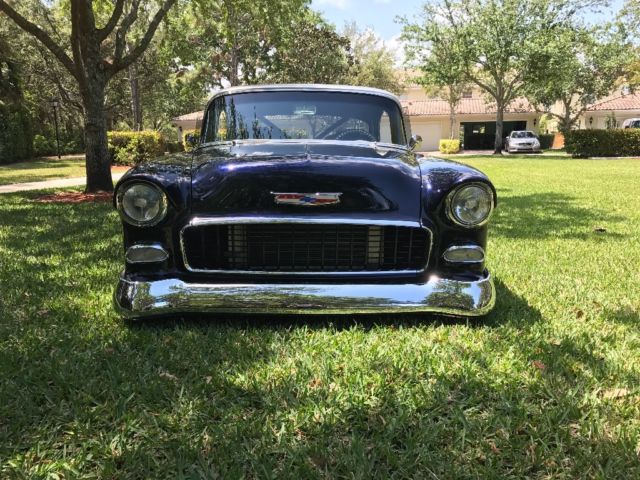 Restomod Protouring ProStreet Frame Off Hardtop Art Morrison Blown LSX376 800hp 1955 Chevrolet Bel Air/150/210