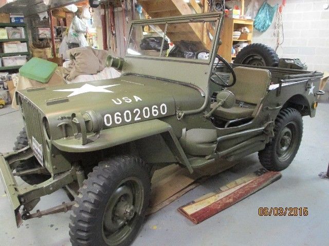 Restored, 1945 WWII Ford GWP Parade Ready Jeep w/License, Title, Low Miles! 1945 Jeep Other