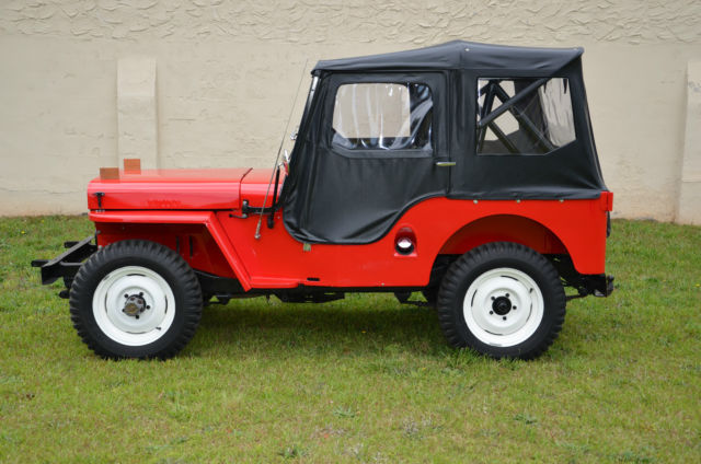 Restored 1952 Willys Jeep CJ 3 A 1952 Jeep CJ