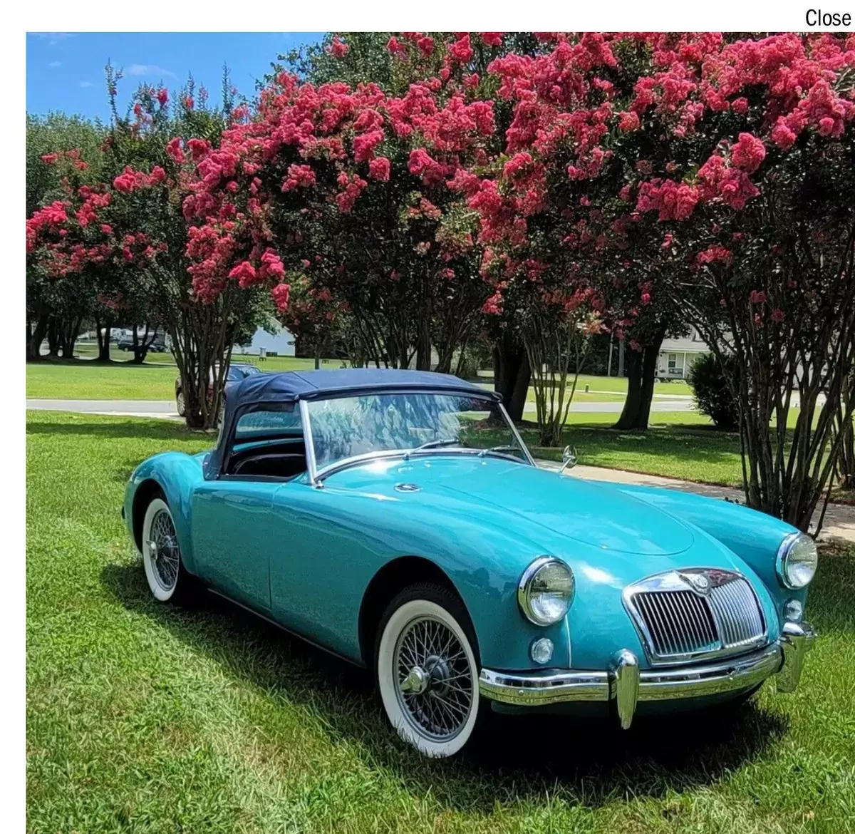 Restored 1957 MGA 1500 Classic 1957 MG MGA