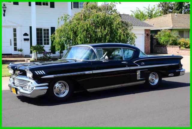 Restored 1958 Chevy Impala 348/350 Tri Power PS Vintage AC California Built 1958 Chevrolet Impala Lowered Reserve