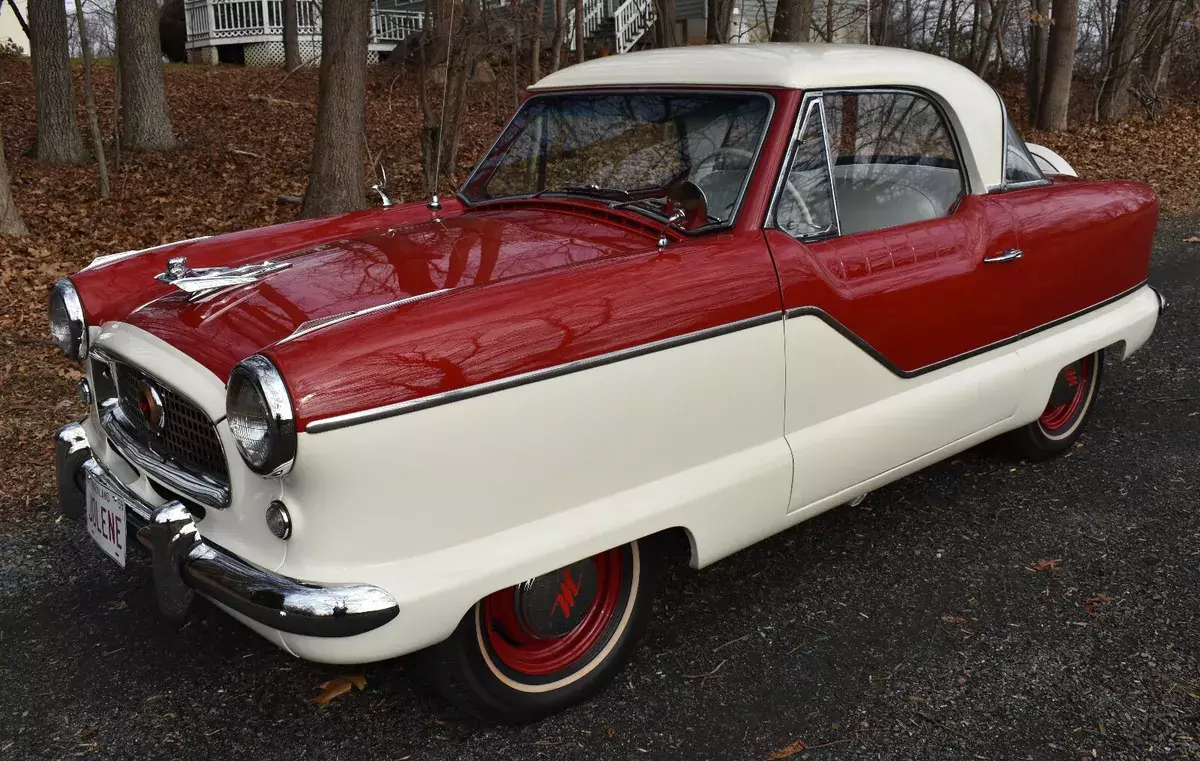 Restored 1959 Nash Rambler Metropolitan Gen IV 1.5 L Austin I4 3-Speed Ex Cond 1959 Nash Metro Rambler Restored Multiple Show Winner