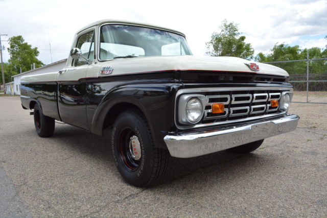 RESTORED 1964 FORD F100 TOP-OF THE LINE CUSTOM CAB SHOW TRUCK 1964 Ford F-100 CUSTOM CAB