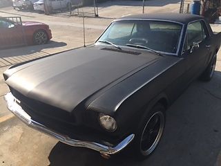 Restored 1965 Mustang, Pioneer Sound System, Matte Black Color, No Reserve! 1965 Ford Mustang Black Leather