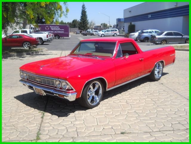 Restored 1966 Chevy ElCamino 327/350 Auto PS PDB Tilt AC Chevelle Malibu 64 67 1966 Chevrolet El Camino Pickup Truck