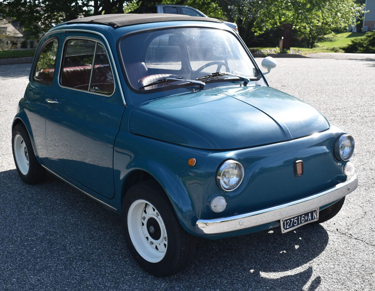 1969 Fiat 500L Restored Original 2 Cylinder 500cc Motor - photo 10