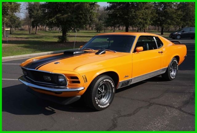 Restored 1970 Ford Mustang Mach 1 351C/FMX PS PDB Shaker Hood Spoiler 69 71 72 1970 Ford Mustang Mach 1