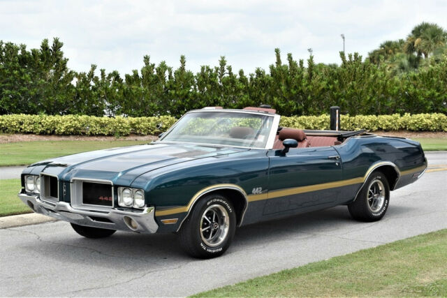 1971 Oldsmobile Cutlass Convertible A/C 350 4bbl engine Automatic - photo 2
