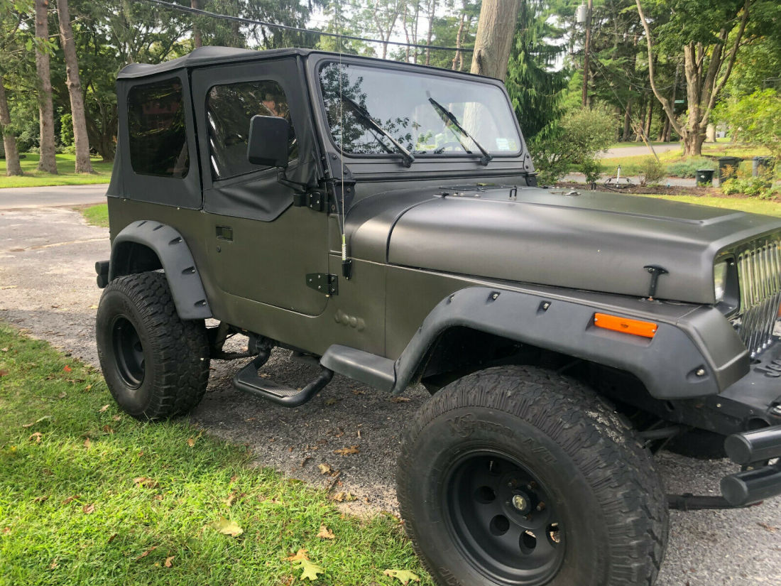 Restored 1989 Wrangler YJ 6cyl. 5spd. Lifted NICE!! Garage Kept Low Miles LI NY 1989 Jeep Wrangler