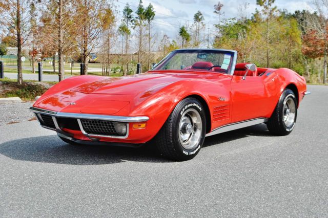 Restored and ready to show! Matching numbers!! TURN KEY CLASSIC C3! 1971 Chevrolet Corvette Convertible 350 V8 with 4 speed and factory ac!