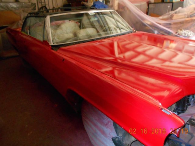 Restored classic car 1965 Cadillac DeVille