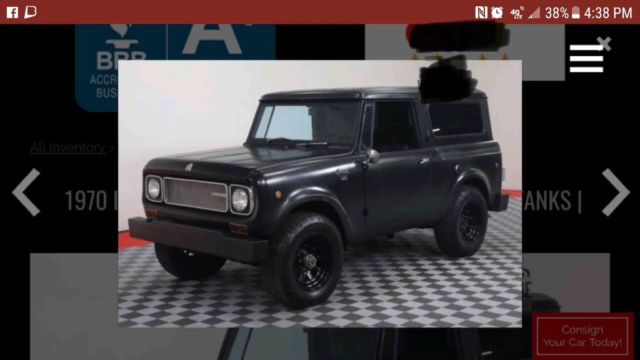 Restored Classic SUV 1970 International Harvester Scout 800A 1970 International Harvester Scout 800A