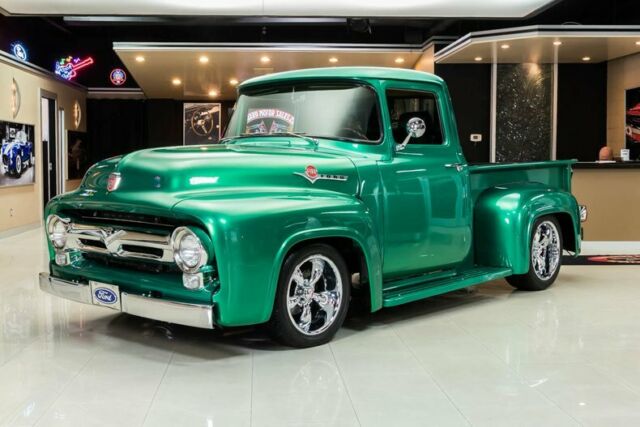 Restored F100! Ford 351ci Windsor V8, Ford AOD Automatic, A/C, PB, PS, Loaded! 1956 Ford F-100 Pickup