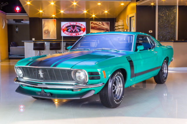 Restored Factory Spec! #s Matching Boss 302 V8, 4-Speed, Marti, Original Color! 1970 Ford Mustang BOSS 302