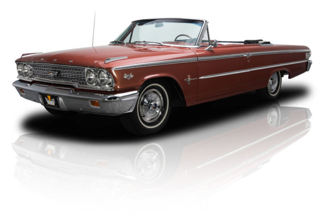Restored Galaxie 500XL Convertible G Code 406/405 HP Tri-Power V8 4 Speed PB 1963 Ford Galaxie 500 XL