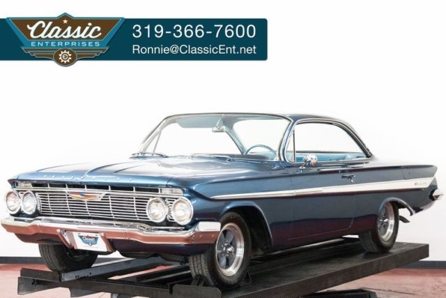 Restored hardtop with newer V8 4 speed in original colors and trim we help ship 1961 Chevrolet Impala Bubble Top solid basically original great driver