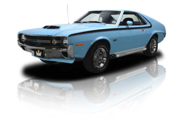 Restored Investment Grade Big Bad Blue AMX 390 Ram Air V8 Go Package Leather 1970 AMC AMX