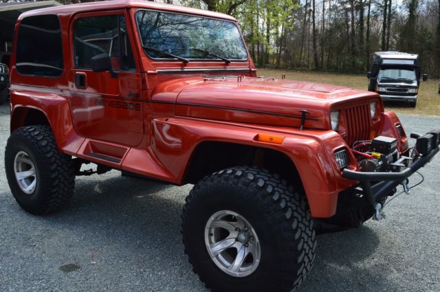 Restored Jeep Wrangler Renegade YJ All New Components Very Nice LOOK!!! 1993 Jeep Renegade Renegade