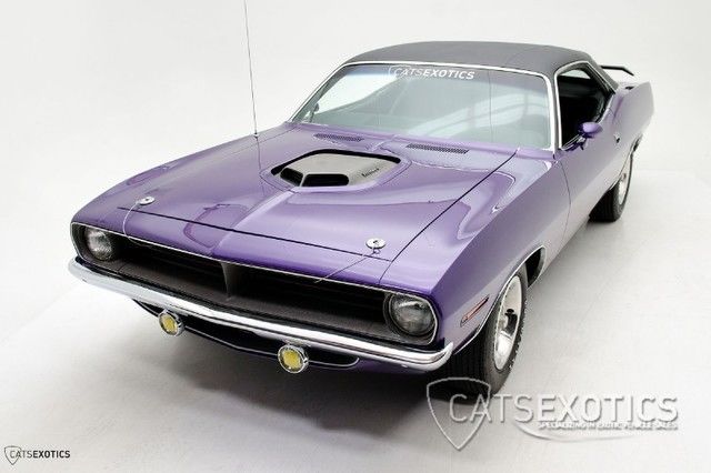 Restored - Matching Numbers 440 Six Pack - 1 of Only 902 4 Speeds for '70 - 1970 Plymouth Barracuda Cuda 440 Six Pack