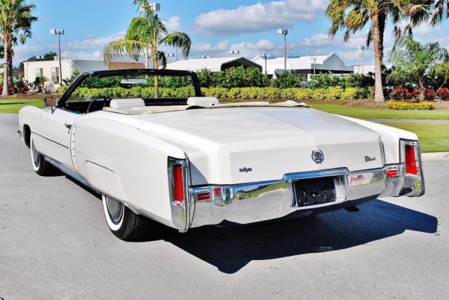1972 Cadillac Eldorado Convertible Triple White Simply Stunning! - photo 4