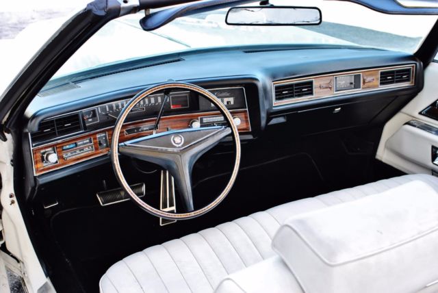 1972 Cadillac Eldorado Convertible Triple White Simply Stunning! - photo 6