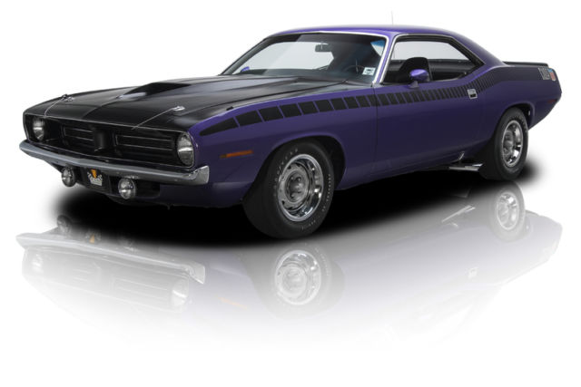 Restored Numbers Matching Plum Crazy AAR 'Cuda 340 Six Pack V8 3 Speed Automatic 1970 Plymouth Barracuda AAR