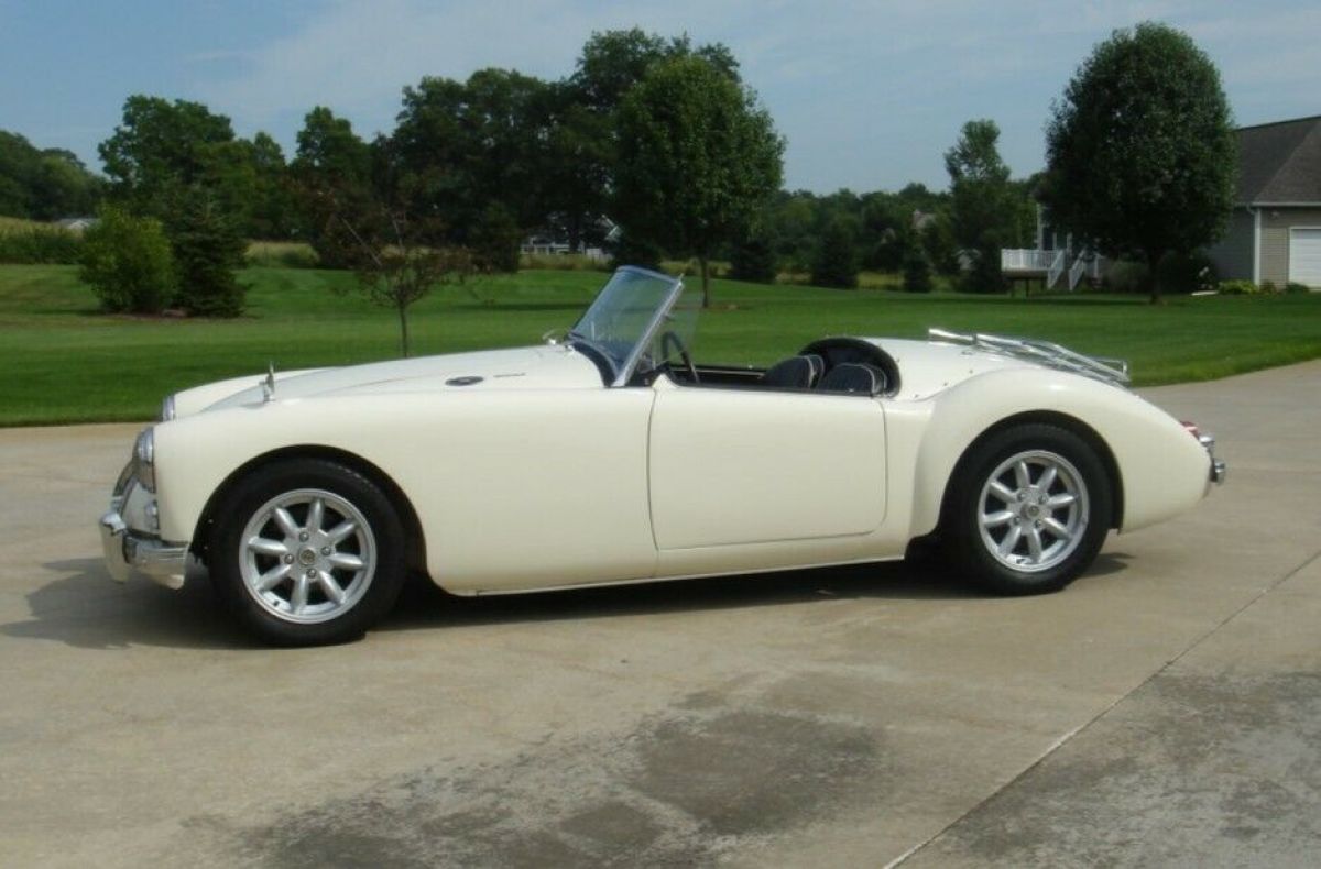 Restored Old English White 1962 MGA 1600 MKII Roadster 1962 MG MGA