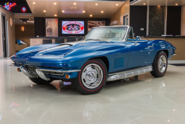 Restored! Period Correct 427 V8 w/ TriPower 3x2, 4-Speed Manual, Original Color! 1967 Chevrolet Corvette Convertible