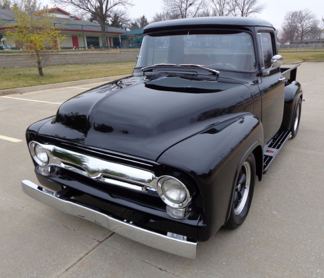 RESTORED PRO TOUR CUSTOM 4.6 LITER FUEL INJECTED 4WHL DISC A/C 4SPD AUTO LOADED! 1956 Ford F-100 PRO TOUR