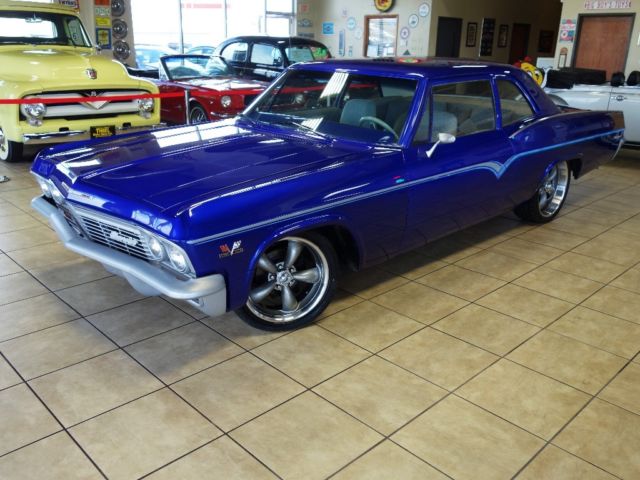 RESTORED RESTOMOD 1965 BISCAYNE 2DR 396 4-SPEED AIR-CONDITIONING IMPALA 66 67 68 1965 Chevrolet Bel Air/150/210 Show Custom