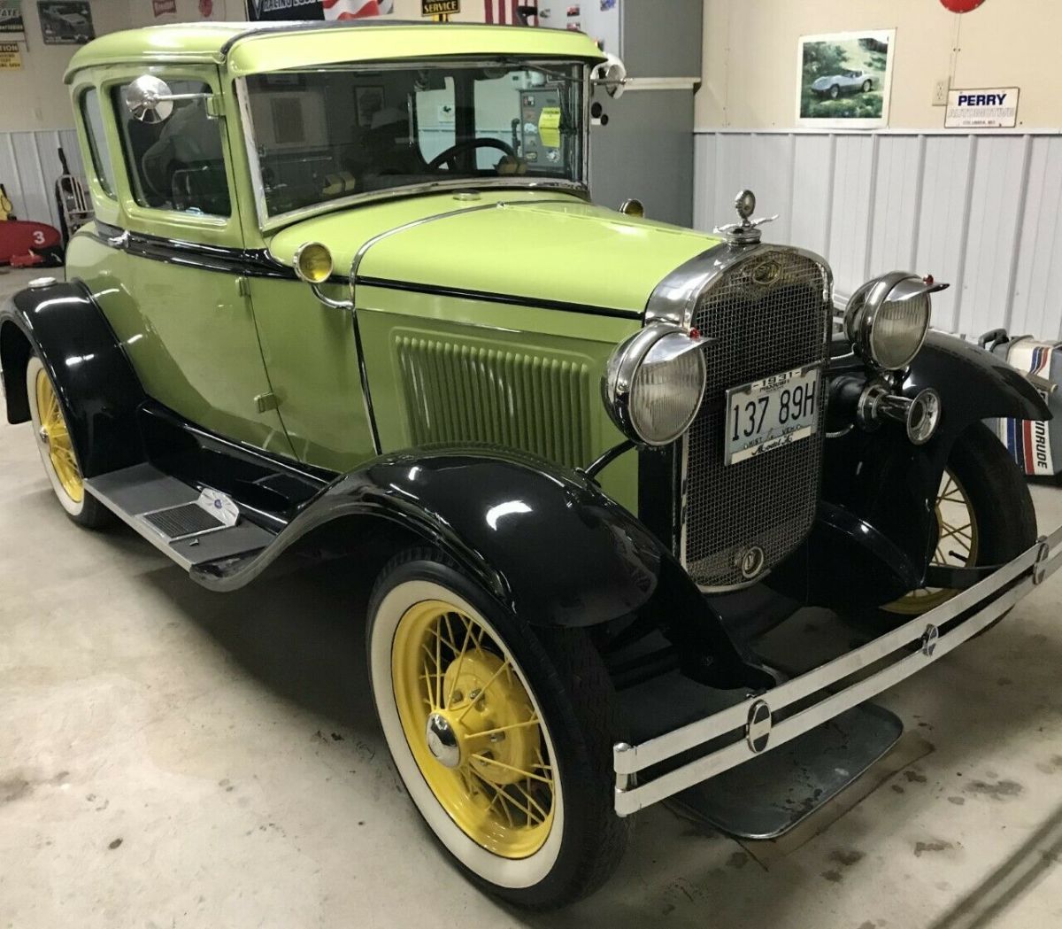 RESTORED SHOW QUALITY INVESTMENT GRADE COUPE WITH RUMBLE SEAT 1931 Ford Model A COUPE